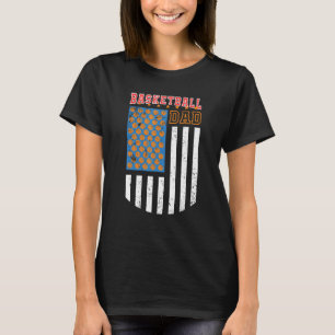 Camiseta treinador de basquetebol Pai Americano Flag Sports
