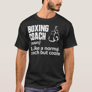 Camiseta treinador de boxe