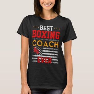 Camiseta Treinador de Boxing Melhor Treinamento Engraçado E