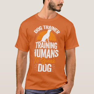 Camiseta Treinador De Cães Treinando Humanos Para Falar Cac