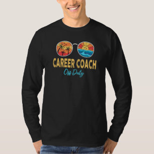 Camiseta Treinador De Carreira Saindo De Óculos De Sol No D