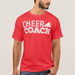 Camiseta Treinador de Cheerhead Vintage Cheer Coach Long Sl