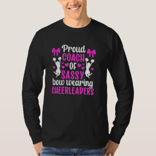 Camiseta Treinador de Cheerleader Orgulhoso Treinador de Ch