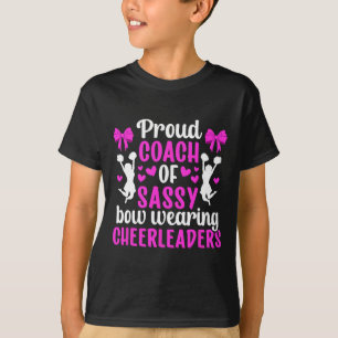 Camiseta Treinador de Cheerleader Orgulhoso Treinador de Ch