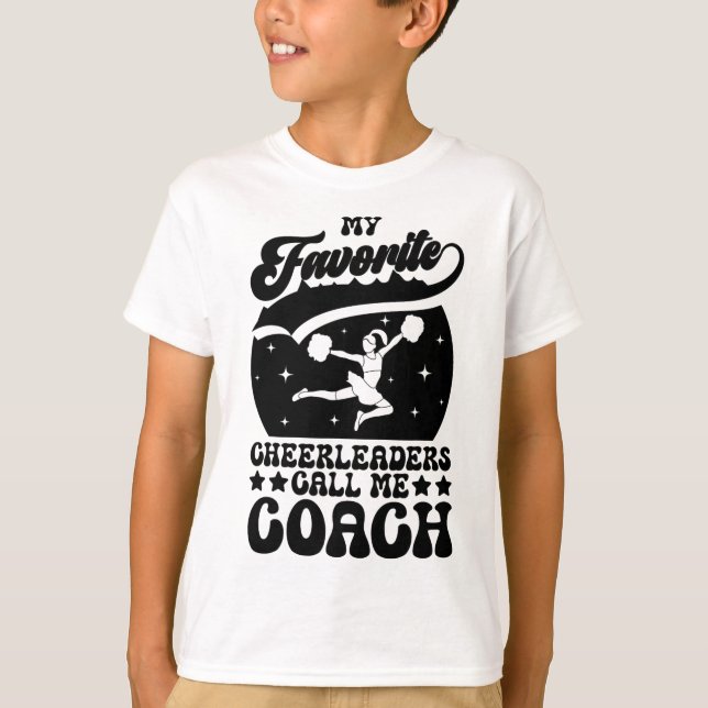 Camiseta Treinador de Cheerleading _8 (Frente)