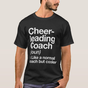 Camiseta Treinador de Cheerleading Definição Esportes Trein