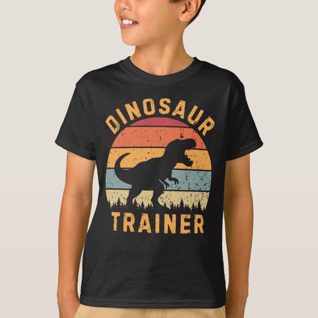 Camiseta Treinador de Dinossauros (Frente)