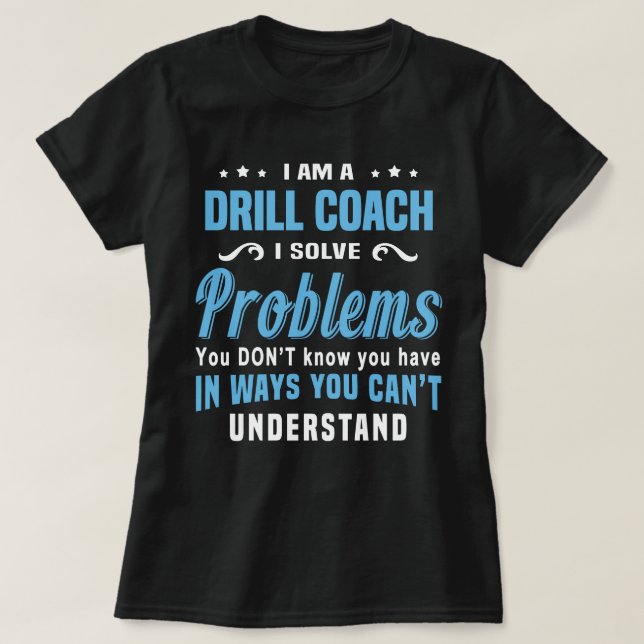 Camiseta Treinador de Drill (Frente do Design)