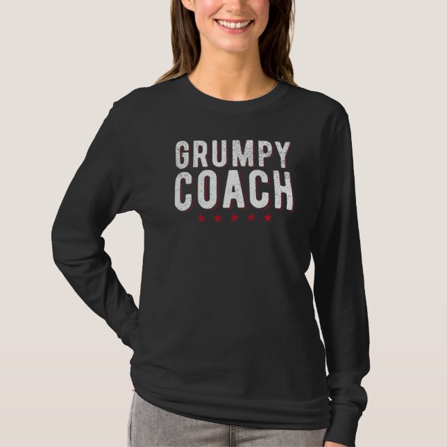 Camiseta Treinador de Esporte Grumpy Coach (Frente)