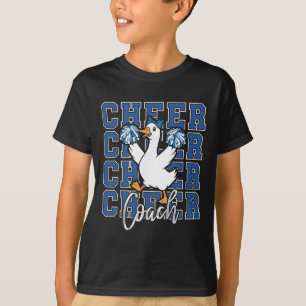 Camiseta Treinador de Ganso Engraçado Azul Coquete Arco Esp