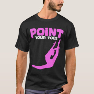 Camiseta Treinador de ginástica acrobática engraçado Ginast