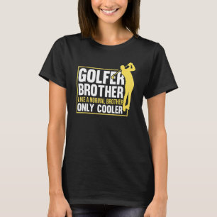 Camiseta Treinador de Golfe Jogador de Golfe Irmão 1