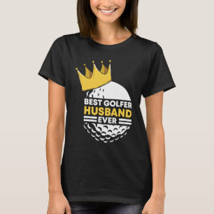 Camiseta Treinador de Golfe Jogador de Golfe Marido de Golf