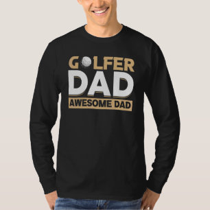 Camiseta Treinador de Golfe Jogador de Golfe Pai Golfer Pai