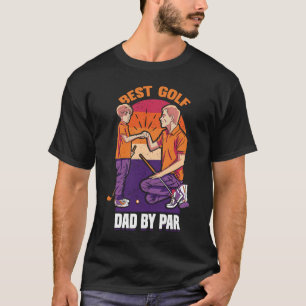 Camiseta Treinador de Golfe Padre Golfer Pai