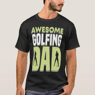 Camiseta Treinador de Golfe Padre Golfer Pai 1
