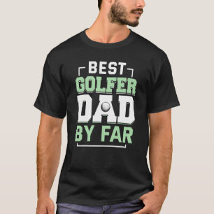 Camiseta Treinador de Golfe Padre Golfer Pai 4