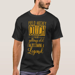 Camiseta Treinador de Hóquei em Campo do Treinador de Hóque
