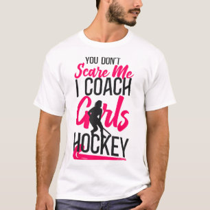 Camiseta Treinador de Hóquei em Campo Você Não Me Assusta E