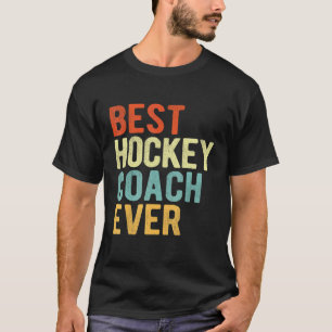 Camiseta Treinador De Hóquei Em Gelo Da Equipe De Hóquei Em