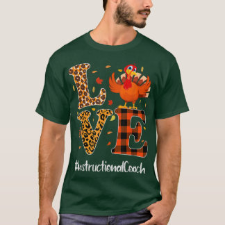 Camiseta Treinador de Instrução Life Love Thankoning Leopar