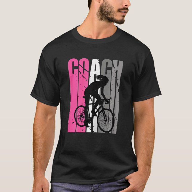 Camiseta Treinador de Instrutor de Ciclismo de Vida (Frente)
