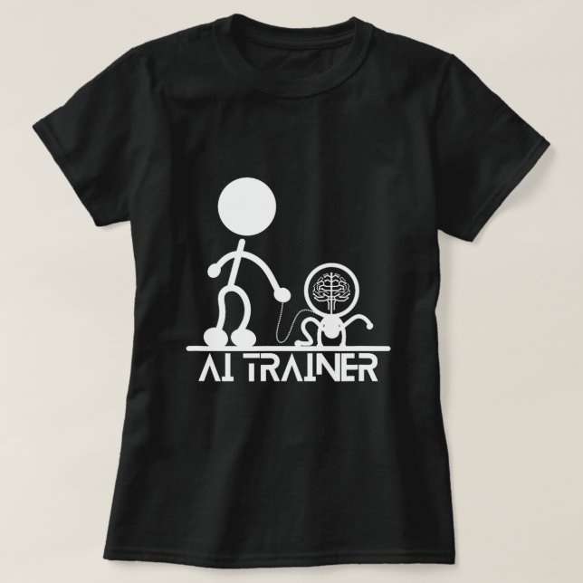 Camiseta Treinador de Inteligência Artificial (Frente do Design)