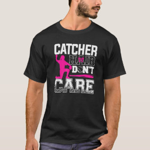 Camiseta Treinador de jogador de beisebol Catcher Hair Don'