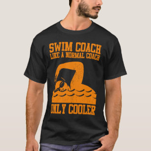 Camiseta Treinador de Nadação de natação treinador treinado
