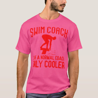 Camiseta Treinador De natação Para Ônibus Natações Engraçad