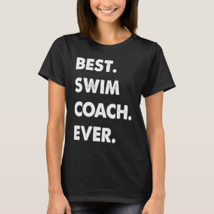 Camiseta Treinador de natação Profissão de melhor Natação d
