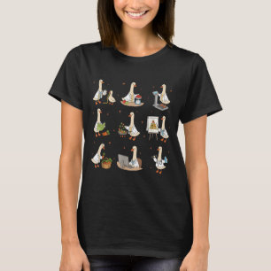 Camiseta Treinador de Nutrição Nutricionista Ganso Bobo