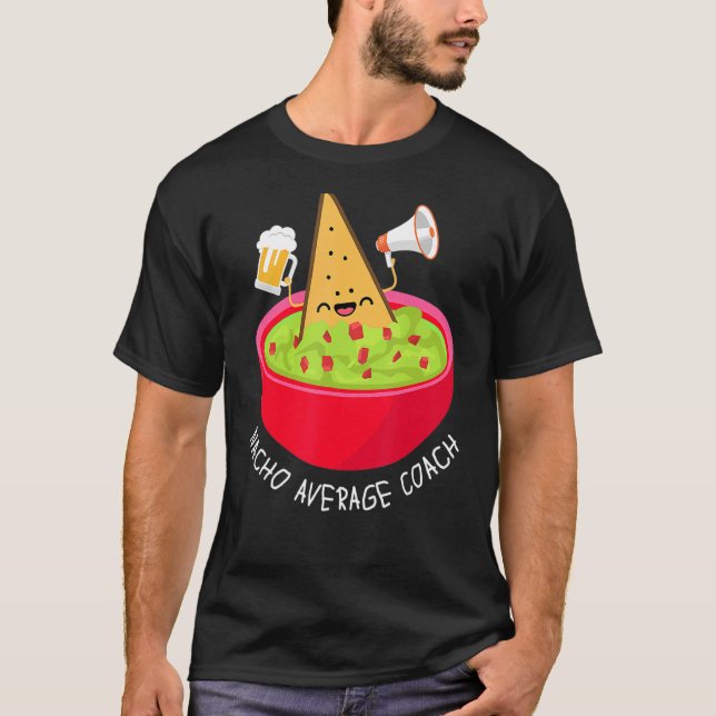 Camiseta Treinador De Pai Divertido Nacho Treinador Médio P (Frente)