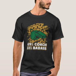 Camiseta Treinador de Piadas do Humor Mentor do Treinador d