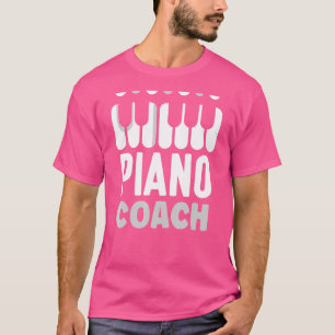 Camiseta Treinador de Piano Música para Piano Instrumento