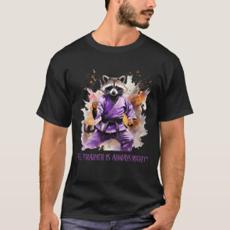 Camiseta Treinador de Racoon, esporte
