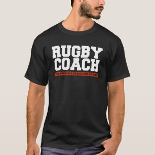 Camiseta Treinador De Rugby Como Um Treinador Normal, Mas M