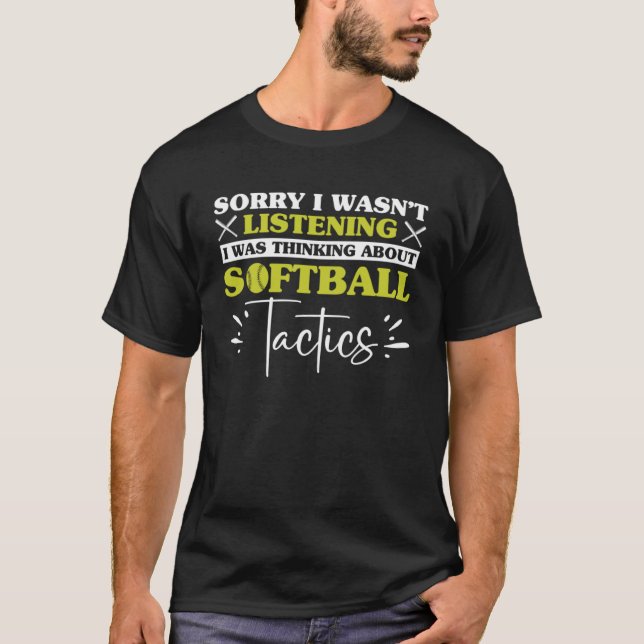 Camiseta Treinador de Softball (Frente)