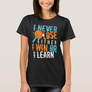 Camiseta Treinador de Tênis de Mesa Mestre de Ping Pong Raq