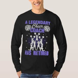 Camiseta Treinador de Torcida Aposentado Cheerleading Equip