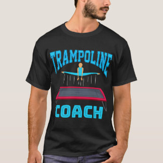 Camiseta Treinador de Trampoline Treinamento em Ginástica d