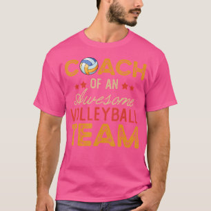Camiseta Treinador De Uma Incrível Equipe De Voleibol Engra