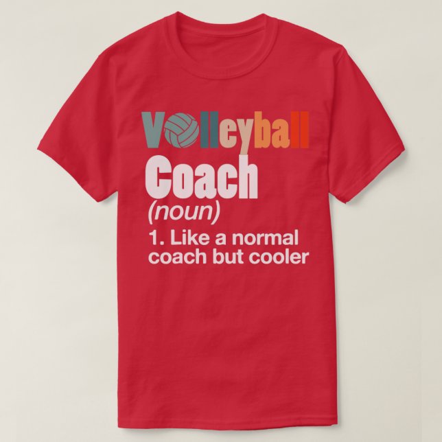 Camiseta Treinador de Voleibol (Frente do Design)