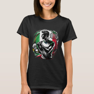 Camiseta Treinador desportista italiano Dminton