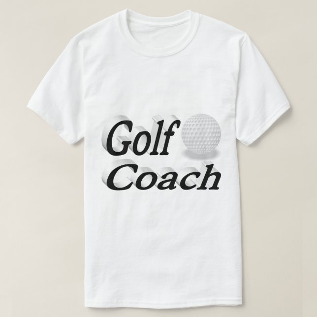 Camiseta Treinador do Golf (Frente do Design)