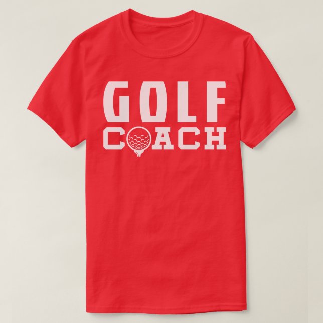 Camiseta Treinador do Golf (Frente do Design)