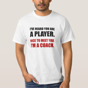 Camiseta Treinador do jogador