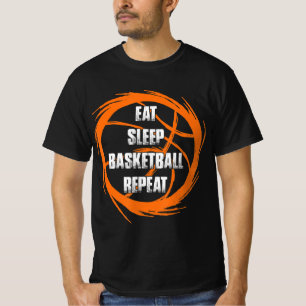 Camiseta Treinador do Jogador de Repetição de Basquete do S