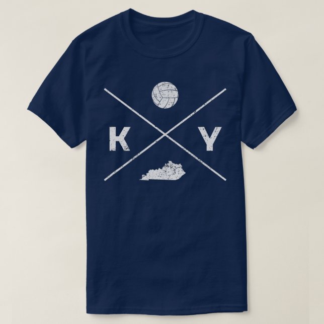 Camiseta Treinador do Jogador de Voleibol do Kentucky em al (Frente do Design)