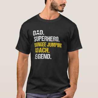 Camiseta Treinador do Super Herói do Pai Bungeing
